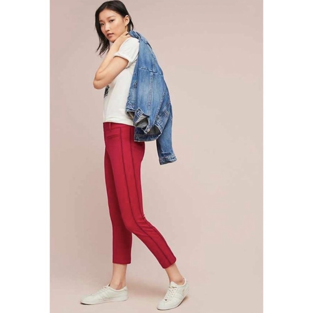 Anthropologie The Essential Cropped Trousers Pants